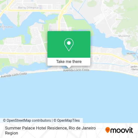 Summer Palace Hotel Residence map