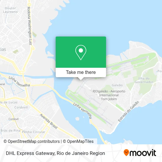 DHL Express Gateway map
