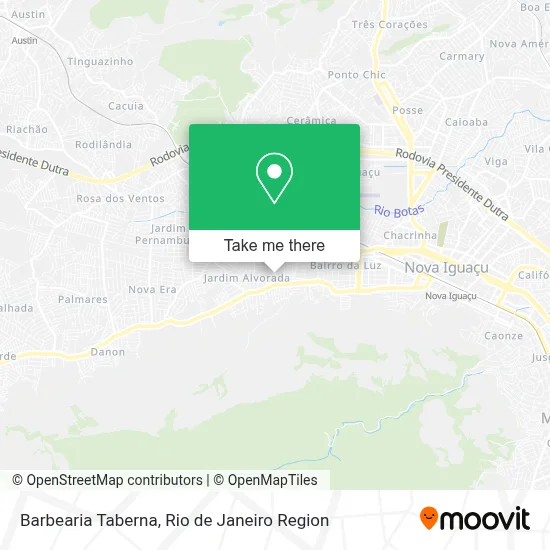 Barbearia Taberna map