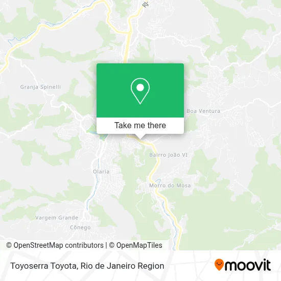 Toyoserra Toyota map
