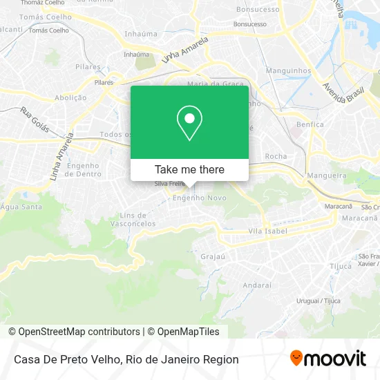 Casa De Preto Velho map
