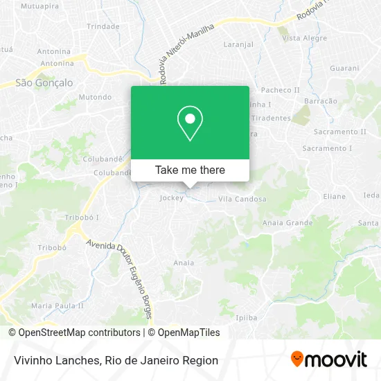 Vivinho Lanches map