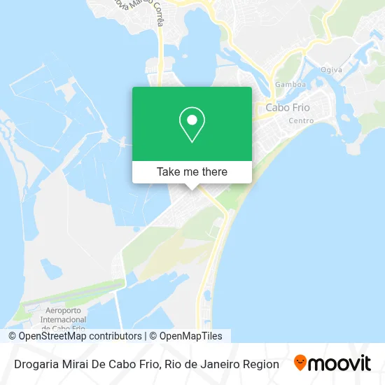 Drogaria Mirai De Cabo Frio map