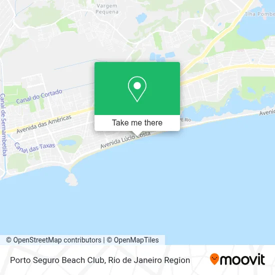 Porto Seguro Beach Club map