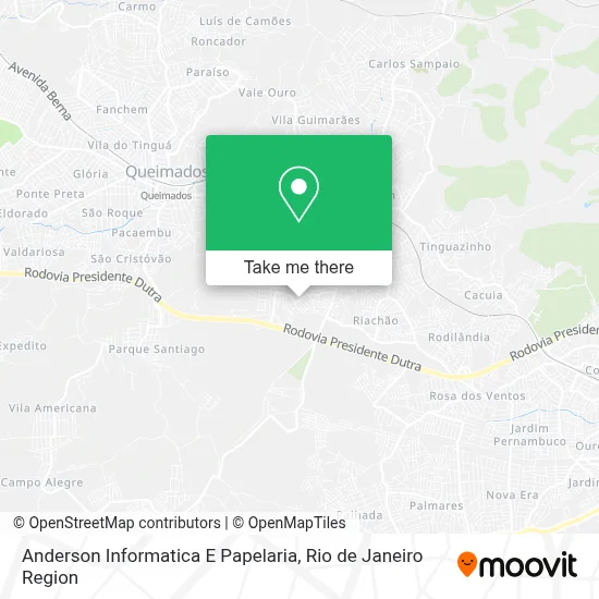Anderson Informatica E Papelaria map