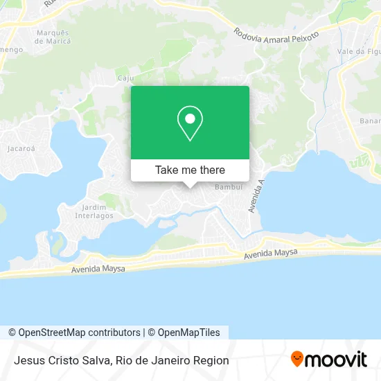 Jesus Cristo Salva map