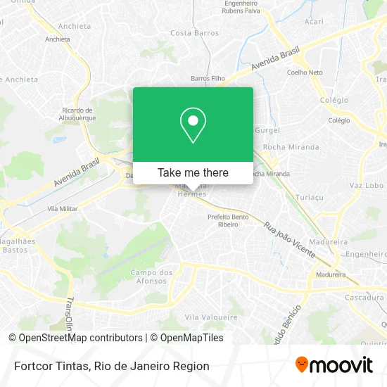Fortcor Tintas map