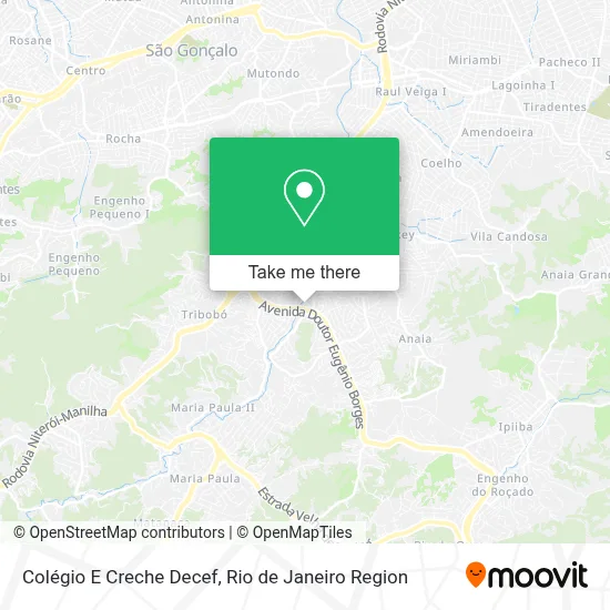 Colégio E Creche Decef map