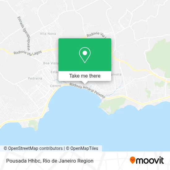 Pousada Hhbc map
