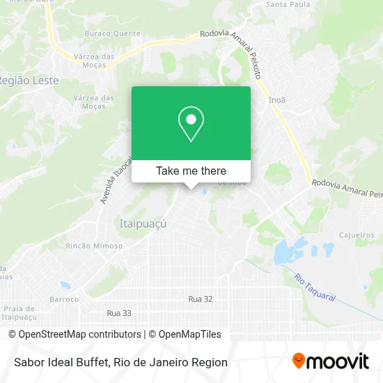 Sabor Ideal Buffet map