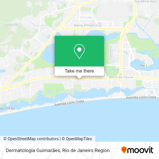 Dermatologia Guimarães map