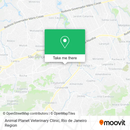Animal Planet Veterinary Clinic map