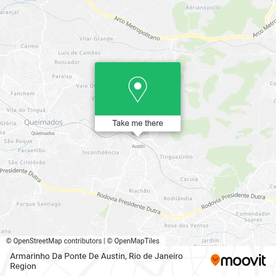 Armarinho Da Ponte De Austin map