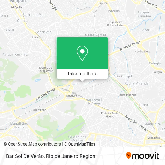 Bar Sol De Verão map