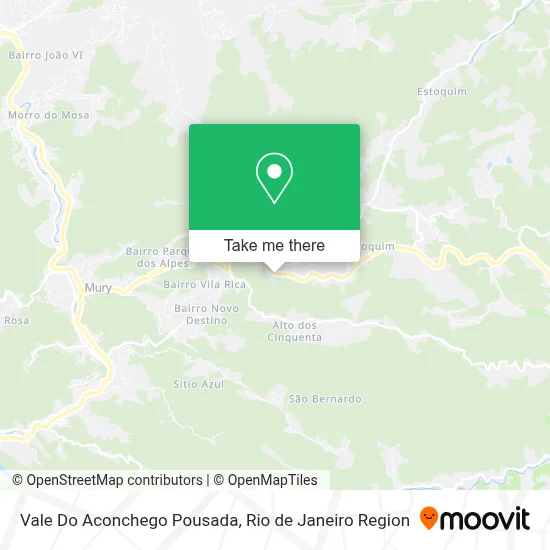 Vale Do Aconchego Pousada map