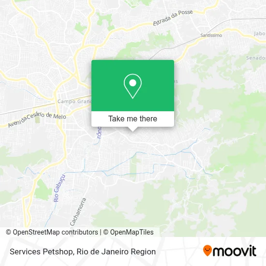 Services Petshop map
