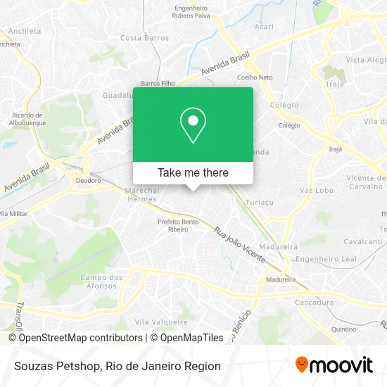 Souzas Petshop map