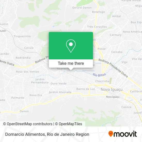 Domarcio Alimentos map