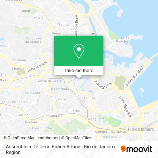 Assembleia De Deus Ruach Adonai map