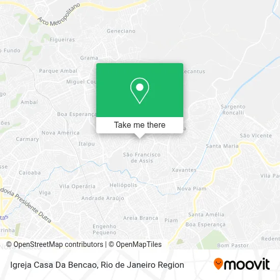 Igreja Casa Da Bencao map