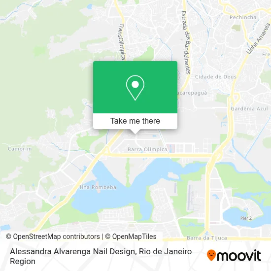 Alessandra Alvarenga Nail Design map