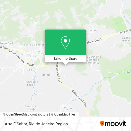 Arte E Sabor map