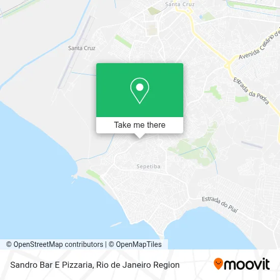 Sandro Bar E Pizzaria map