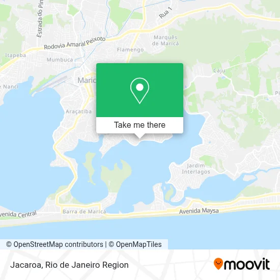 Jacaroa map