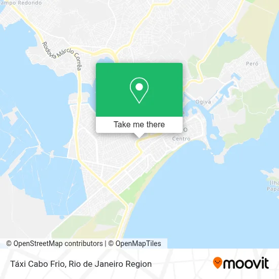 Táxi Cabo Frio map