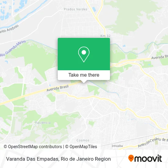 Varanda Das Empadas map