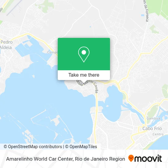 Amarelinho World Car Center map