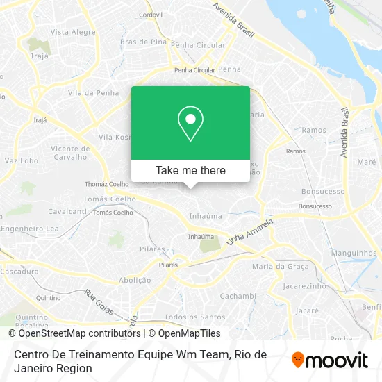 Centro De Treinamento Equipe Wm Team map