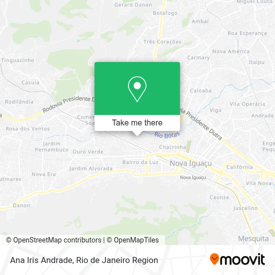 Ana Iris Andrade map