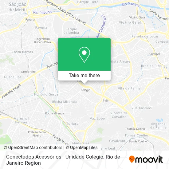 Conectados Acessórios - Unidade Colégio map