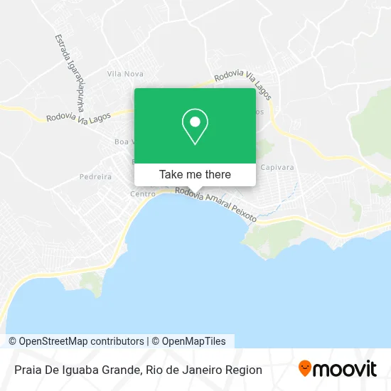 Praia De Iguaba Grande map