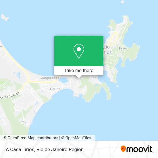 A Casa Lirios map
