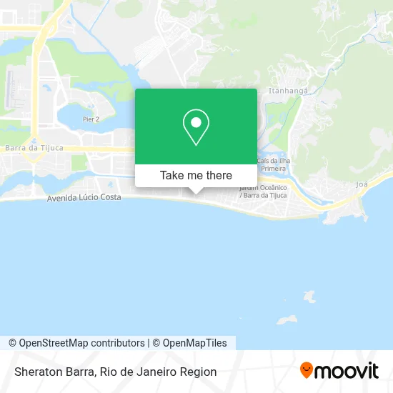 Sheraton Barra map