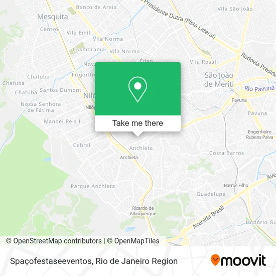 Spaçofestaseeventos map