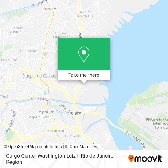 Cargo Center Washington Luiz I map