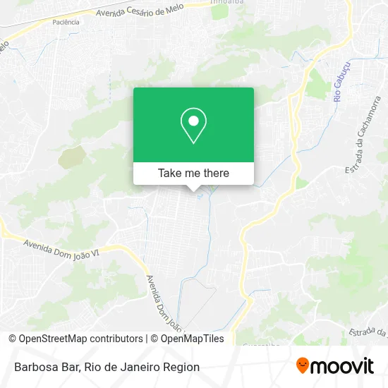 Barbosa Bar map