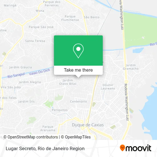 Lugar Secreto map
