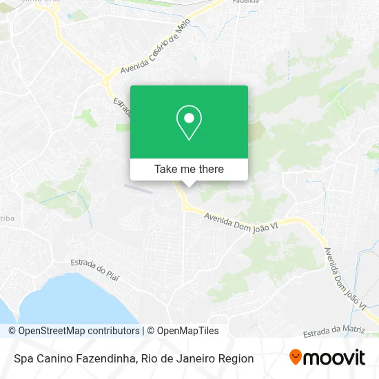 Spa Canino Fazendinha map