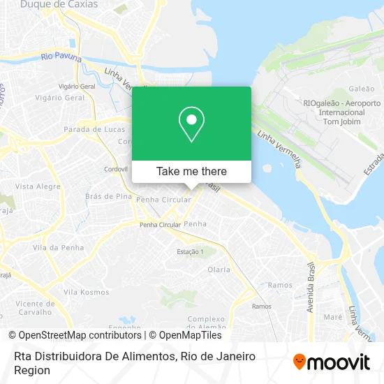 Rta Distribuidora De Alimentos map