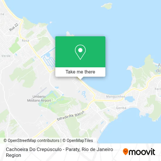 Cachoeira Do Crepúsculo - Paraty map
