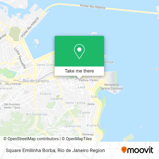 Square Emilinha Borba map