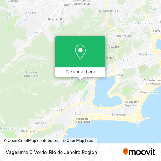 Vagalume O Verde map