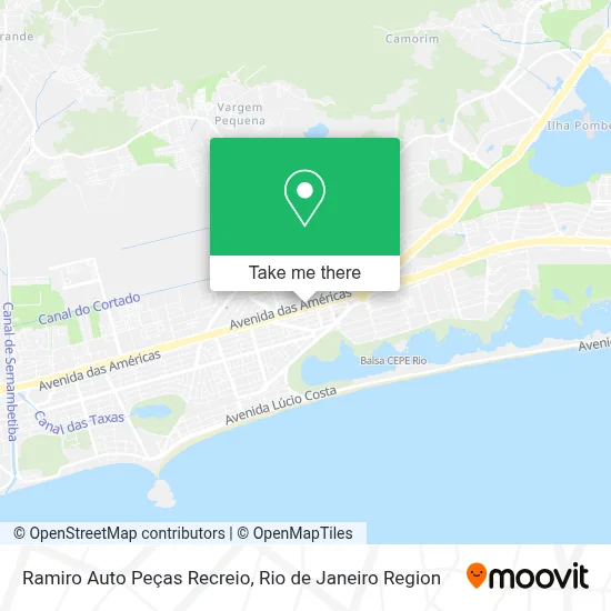 Ramiro Auto Peças Recreio map