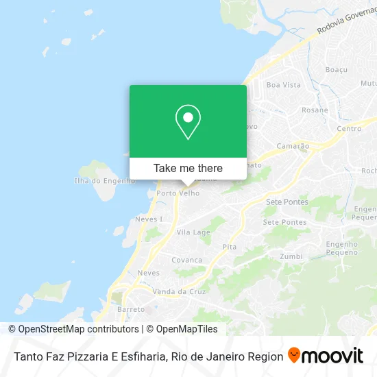 Tanto Faz Pizzaria E Esfiharia map