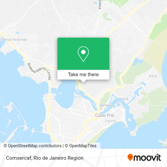 Comsercaf map