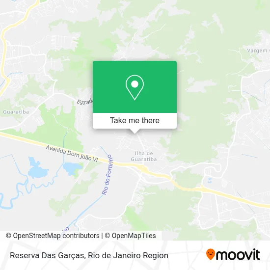 Reserva Das Garças map